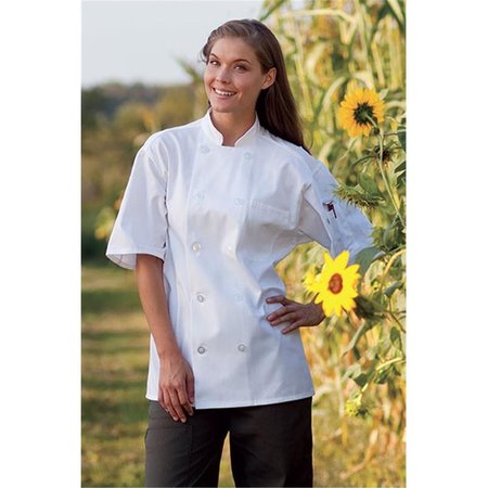 NATHAN CALEB Montego Chef Coat in White - 6XLarge NA2504450
